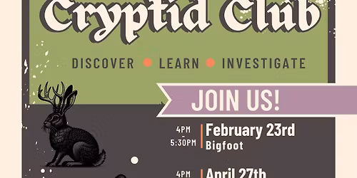 Kids & Tweens: Cryptid Club - Chupacabra