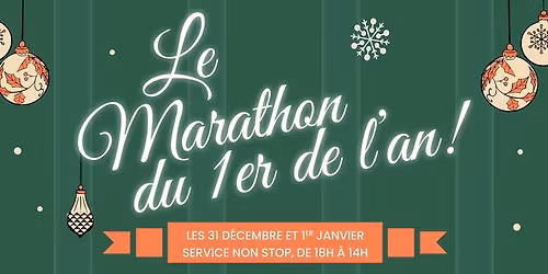 Le Marathon du 1er de l\u2019An \u00e0 La Ch\u2019tit Frite : 20 heures de f\u00eate non-stop !