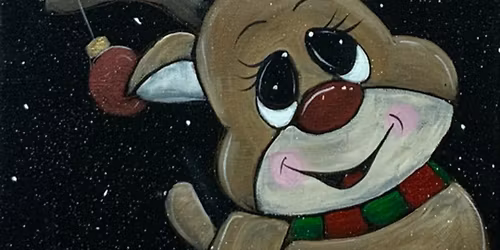 Paint Me Silly~ Family Fun**Cheerful Reindeer!!