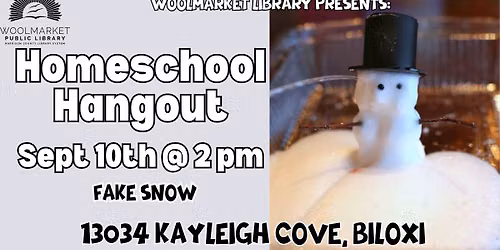 Homeschool Hangout: Fake Snow