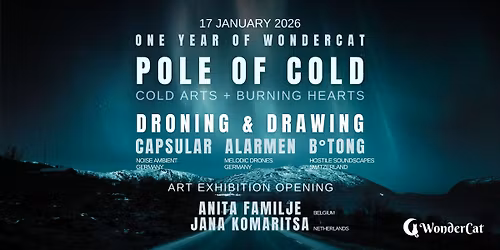 Pole of Cold - 1 year of Wondercat - Droning & Drawing + Art Exhibit