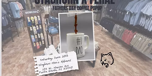 Fathers Day Coffee Popup