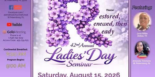 42nd Annual Ladies Day Program