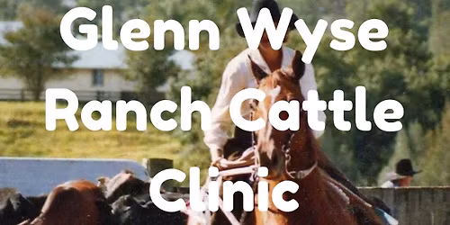 Glenn Wyse Ranch Cattle clinic
