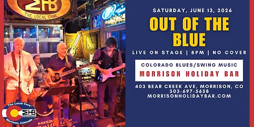 Out of the Blue - Live On Stage No Cover, Free Parking, Show Starts At 8PM