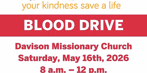 Davison Missionary Blood Drive