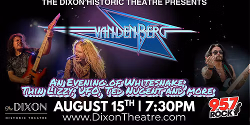 Vandenberg "My Whitesnake Years" An Evening of Whitesnake, Thin Lizzy, UFO, Ted Nugent and more