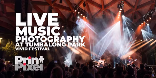 Live music photography at Tumbalong Park (Vivid Festival) - SHAUN + Dept