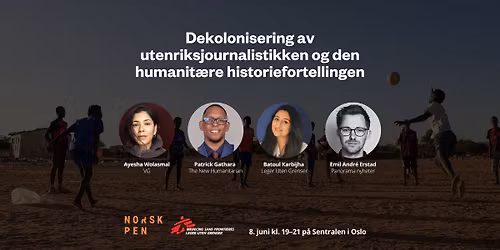 Dekolonisering av utenriksjournalistikken og den humanit\u00e6re historiefortellingen