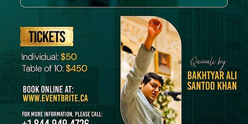 Fundraising Dinner and Qawwali Night