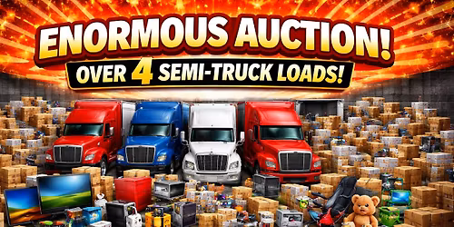 HUGE DEALER AUCTION (ABERNATHY-SC). OVER 4 Semi Truck Loads of merchandise!!!