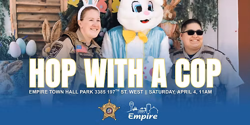 Hop with a Cop Egg Hunt