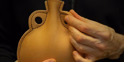 Leather Drinking Flask Workshop @ Ruthin Craft Centre, Ruthin