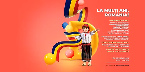 S\u0103rb\u0103torim 1 Decembrie la D\u00e2mbovi\u021ba Mall!