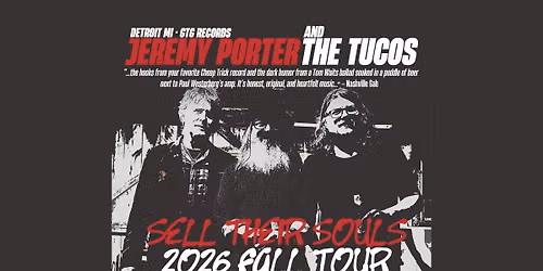 Jeremy Porter and The Tucos and The Ford City Ramblers live in Windsor!