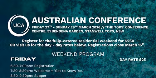 UCA Australian Conference