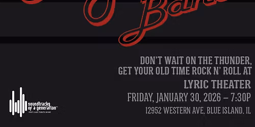 The Bob Seger Tribute Band - Fri., 1\/30, Doors open 7 p.m., Show at 8 p.m. 