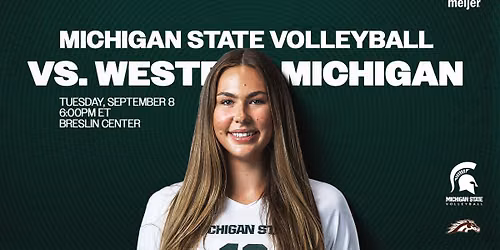 (rv) Michigan State Volleyball vs. Western Michigan