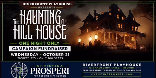 The Haunting of Hill House \u2014 Christina Prosperi Fundraiser Night