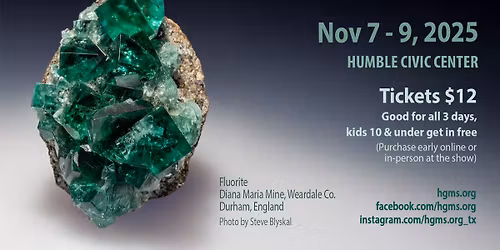 72nd Annual Gem, Mineral, Jewelry & Fossil Show
