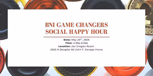 BNI Social Happy Hour | Open Networking Event