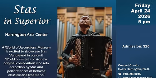 Concert - Stas Venglevski, a world class performer