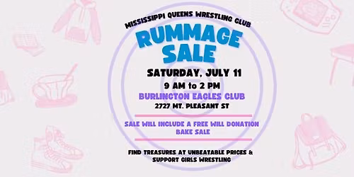 Rummage Sale by Mississippi Queens Wrestling Club