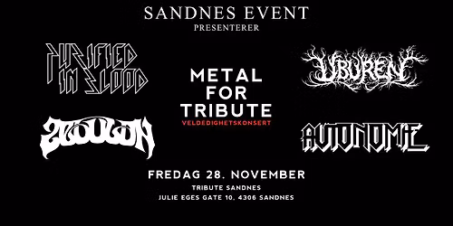 METAL FOR TRIBUTE en veldedighets konsert