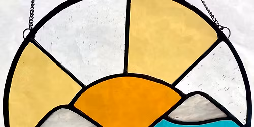 Mountain Sunrise Stained Glass Art Class