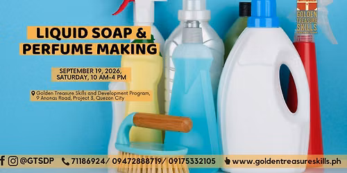 Soap and Perfume Making Seminar - WEEKDAY