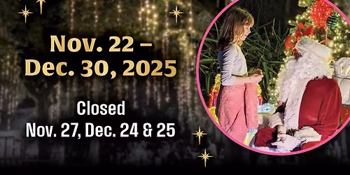 Hoffman's Chocolates Winter Wonderland at Flamingo Gardens Presented by Amazon