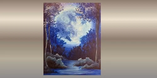 \ud83c\udf15\u2728 Paint and Sip: Blue Moon Magic \ud83c\udfa8\ud83d\udc99