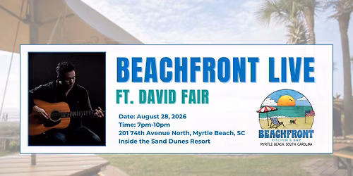 Beachfront Live ft David Fair