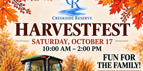 Harvestfest at Creekside Reserve