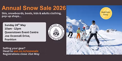 Whakatipu Ski Club Annual Ski Sale