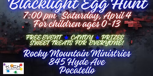 Blacklight Egg Hunt
