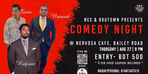 NCC Comedy Night @ BruTown