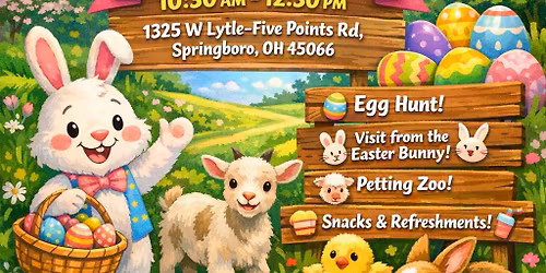 Easter Egg Hunt and Petting Zoo at Hidden Springs Senior Living