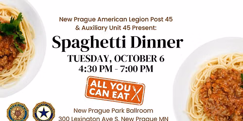 All You Can Eat Spaghetti Dinner