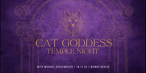 CAT GODDESS TEMPLE NIGHT \ud83d\udc08\u200d\u2b1b