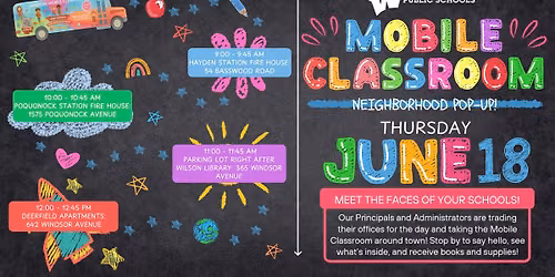 Mobile Classroom Neighborhood Pop-Up!