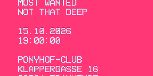 Most Wanted