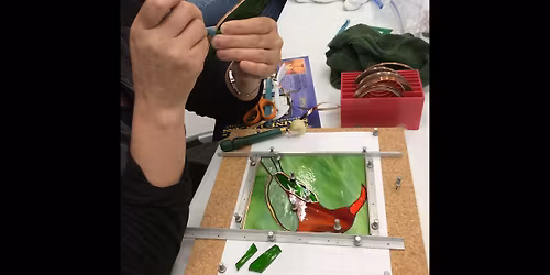 Stained Glass Workshop: Nipping, Foiling, and Soldering!