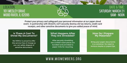 Community Shred Event