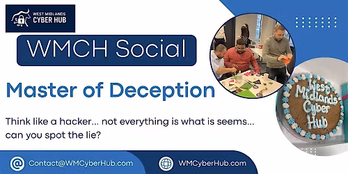 WMCH Social - Master of Deception with Pizza & Pints!