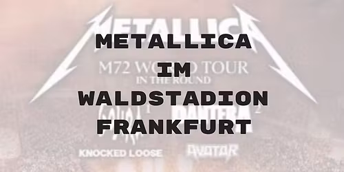 Metallica 2026 im Waldstadion Frankfurt