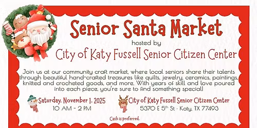 Senior Santa Craft Market