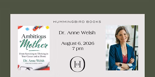 Dr. Anne Welsh in Conversation with Paige Connell