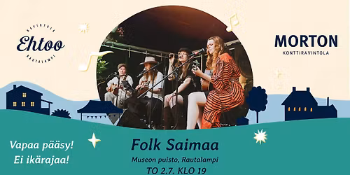 Folk Saimaa @ Rautalampi | Vapaa p\u00e4\u00e4sy!