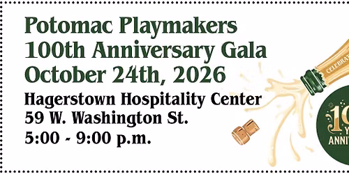 Potomac Playmakers 100th Anniversary Gala